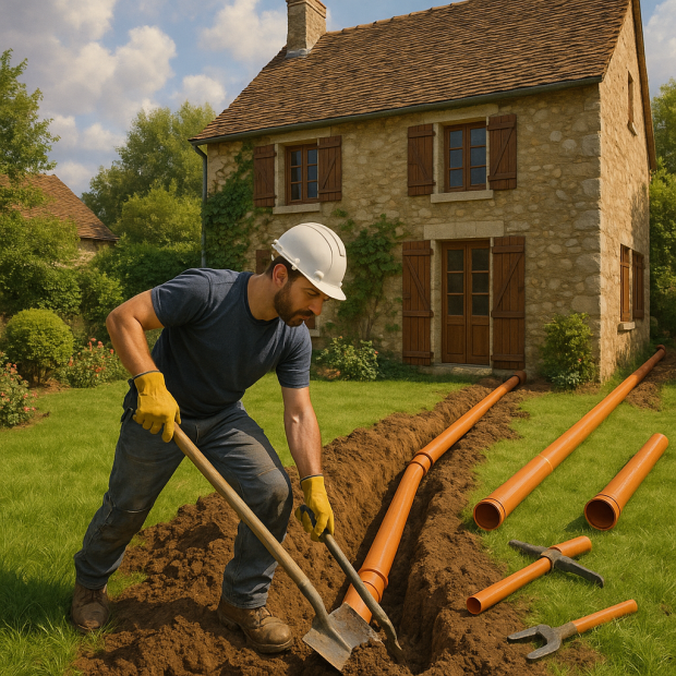 Raccordement tout-à-l'égout pour maison ancienne : guide pratique et conseils