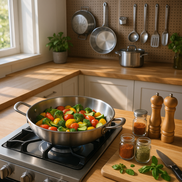 Pourquoi choisir un poêle en inox : les secrets d'une cuisine saine et performante