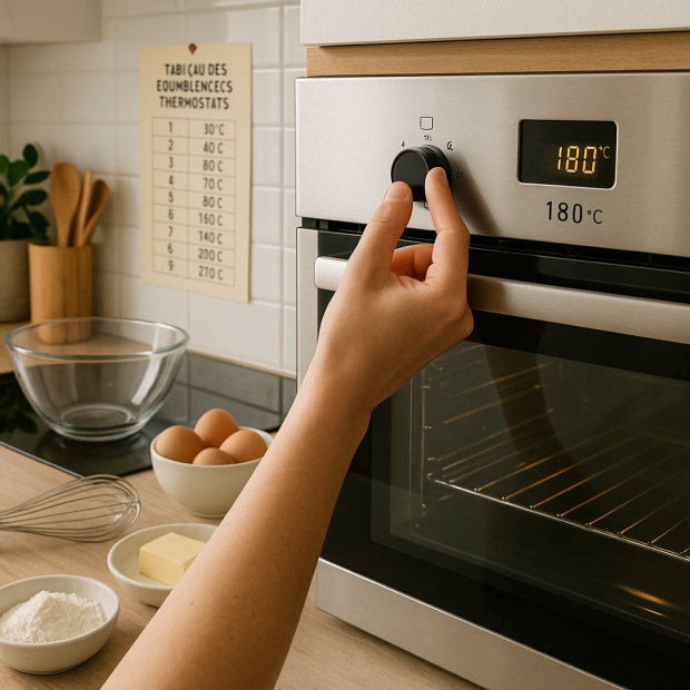 Comprendre le thermostat de votre four : équivalences et conseils pratiques