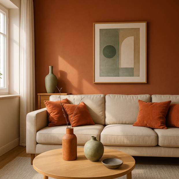 Comment associer la couleur terracotta à d'autres teintes pour un intérieur harmonieux