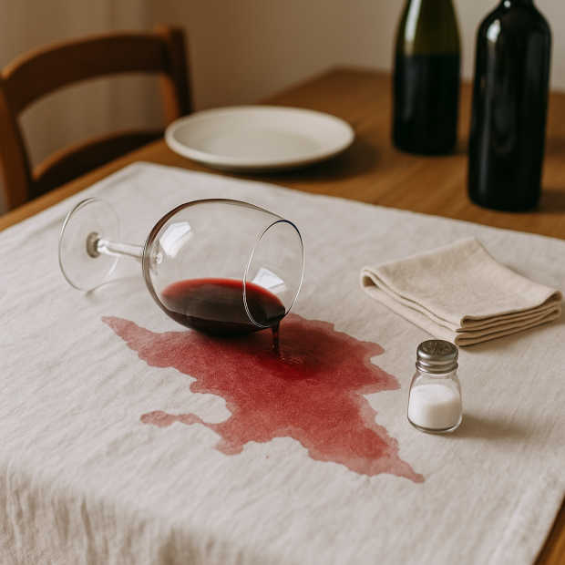 5 astuces infaillibles pour enlever une tache de vin rouge