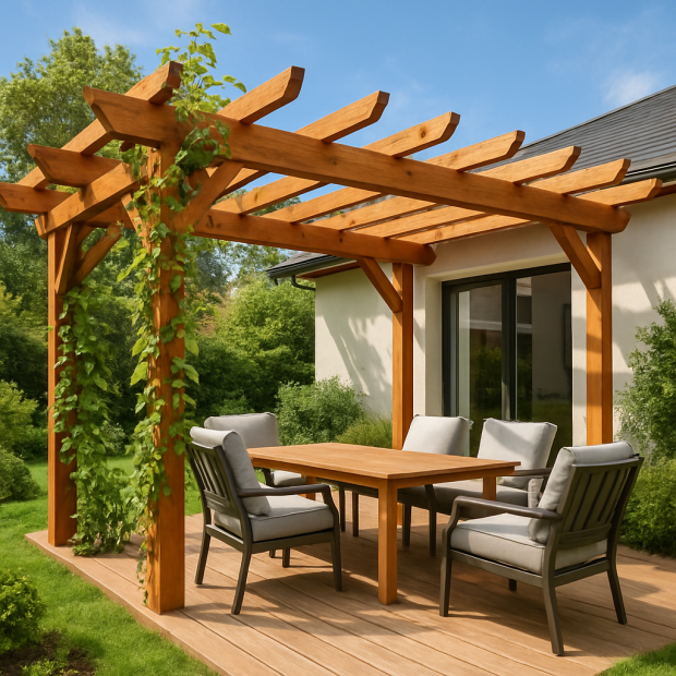 Pourquoi choisir une pergola bois adossée ? Astuces et conseils essentiels