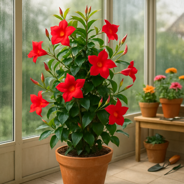 Comment hiverner votre dipladenia pour une floraison éclatante au printemps